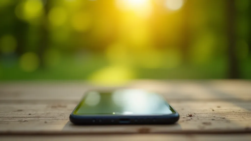 Telefona kamera tuvumā ar skaņas ierakstīšanas lietotni, savvaļas vide neskaidri fona